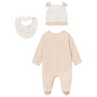 Beige & Ivory Babygrow Gift Set, 2, hi-res
