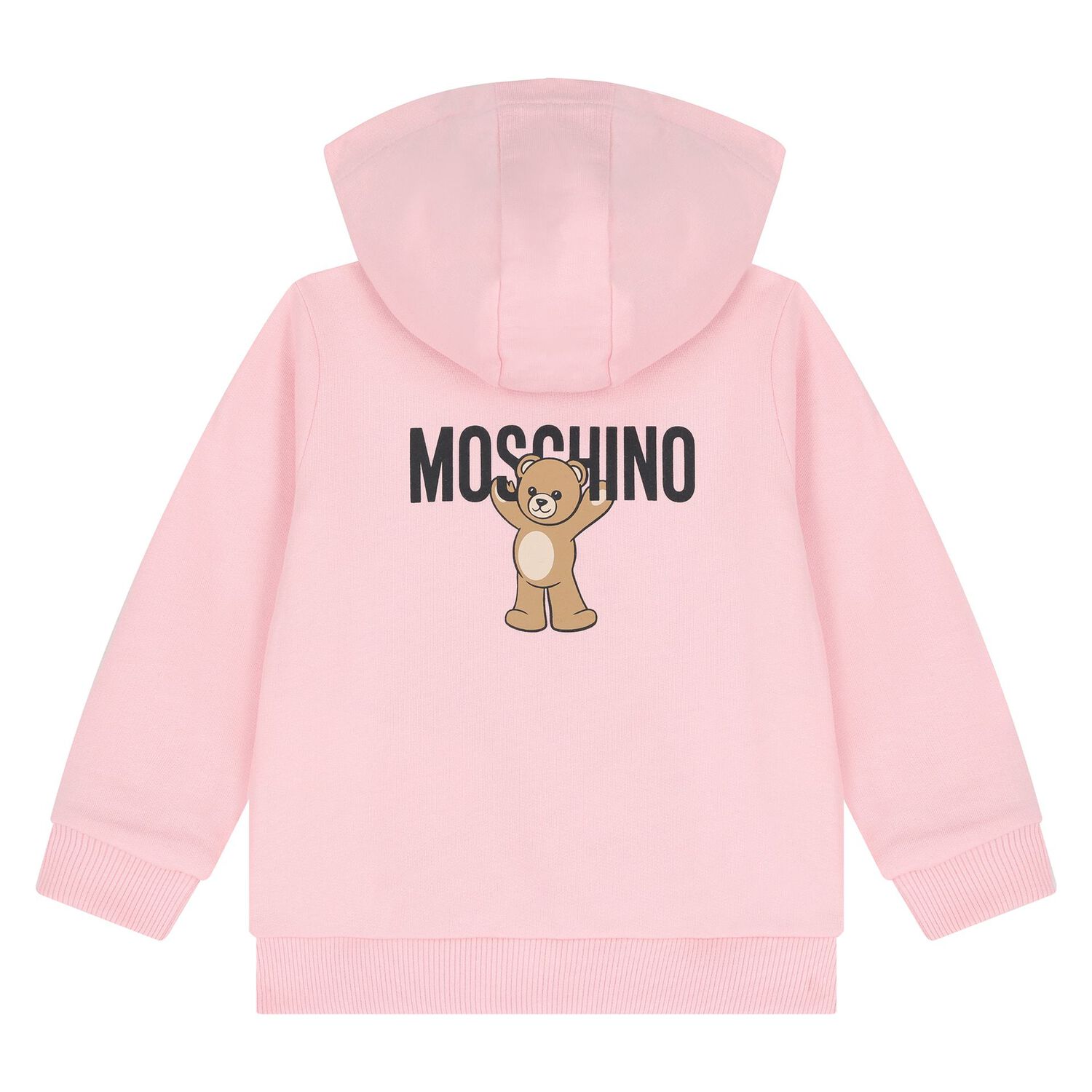 Younger Girls Pink Teddy Bear Logo Tracksuit, 3, hi-res