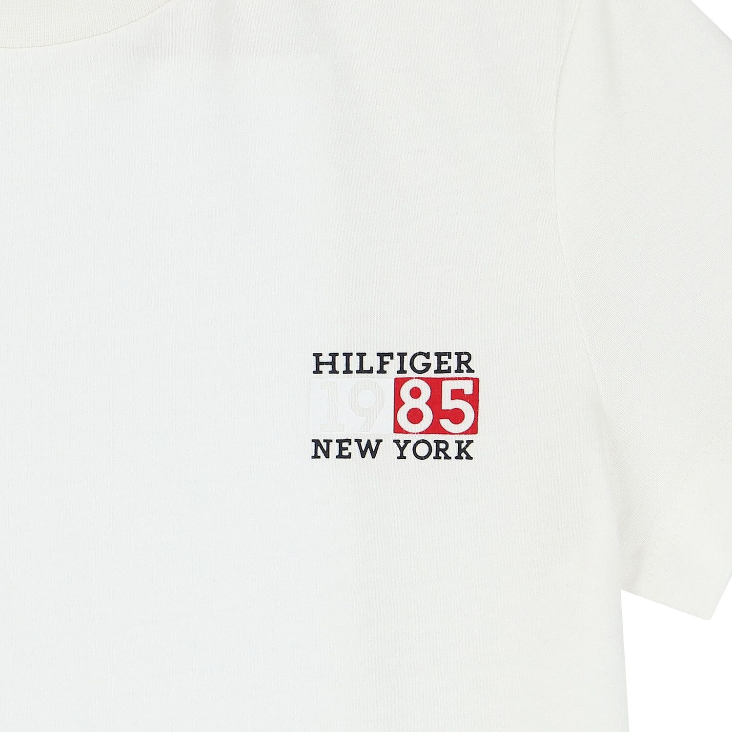 Boys White Logo T-Shirt, 1, hi-res