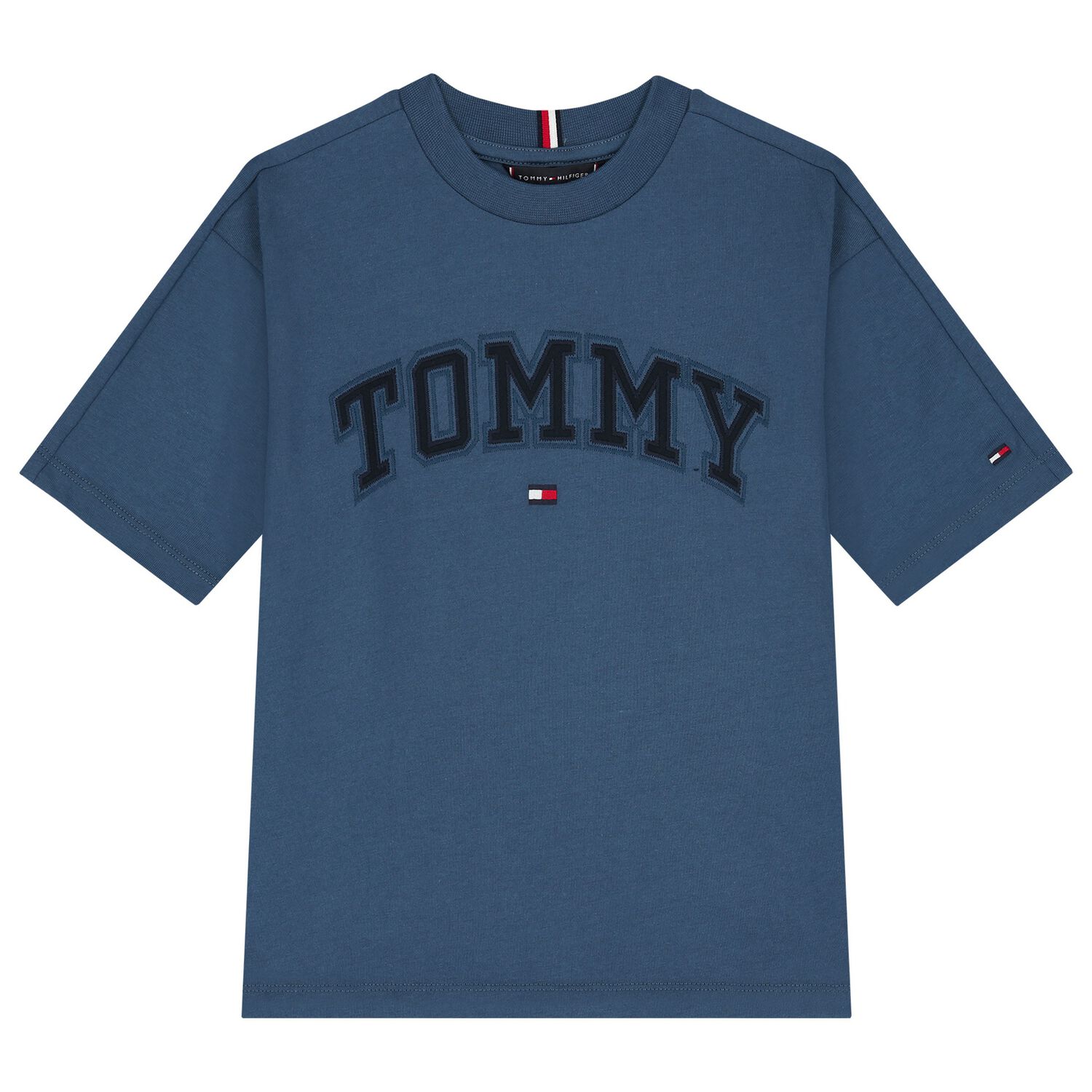 Boys Blue Logo T-Shirts, 2, hi-res