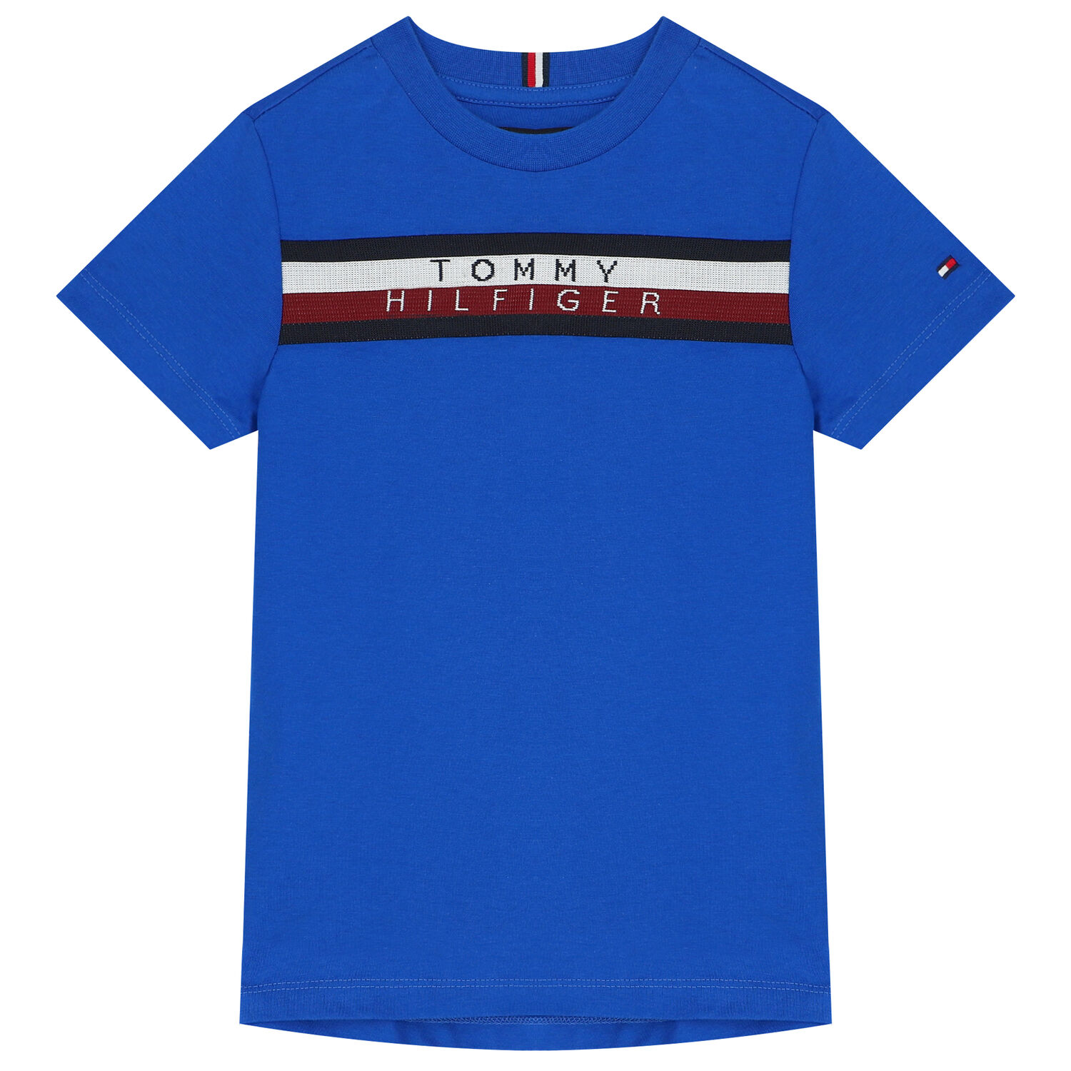 Boys Blue Logo T-Shirt, 4, hi-res