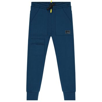 Boys Blue Logo Joggers