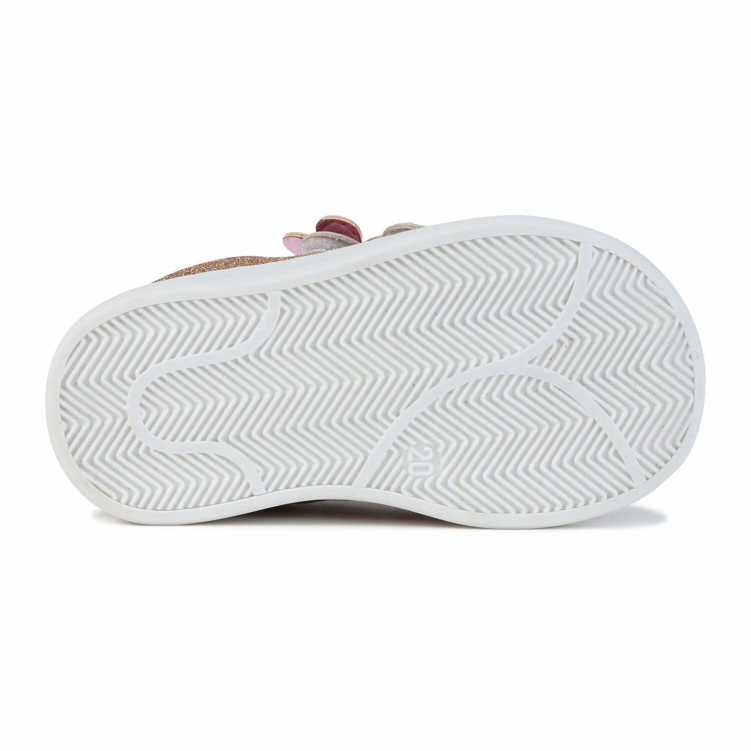 Girls Pink & Golds Trainers, 1, hi-res