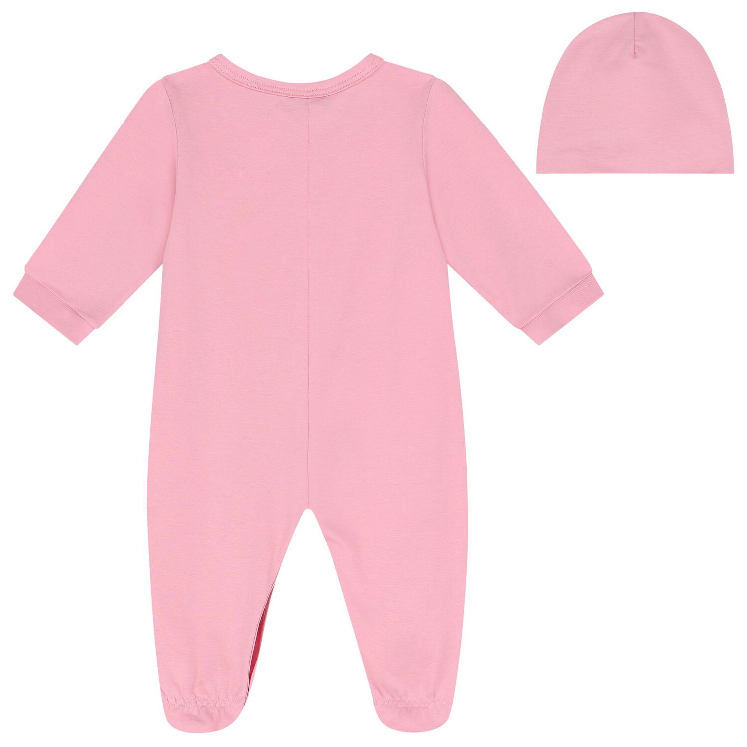 Baby Girls Pink Logo Babygrow Gift Set, 2, hi-res