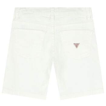 Boys White Shorts
