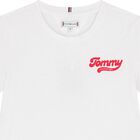 Girls White Logo T-Shirt, 2, hi-res