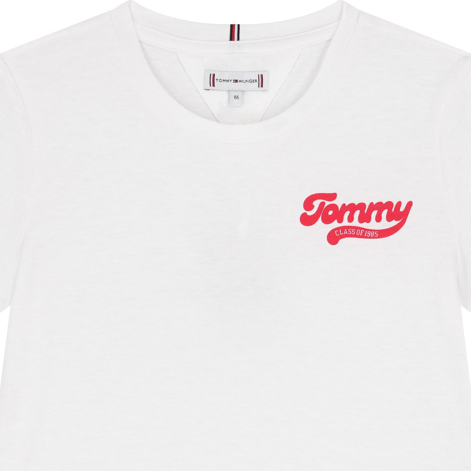 Girls White Logo T-Shirt, 2, hi-res