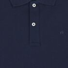 Boys Navy Blue Logo Polo Shirt, 6, hi-res