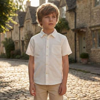 Boys Ivory Shirt