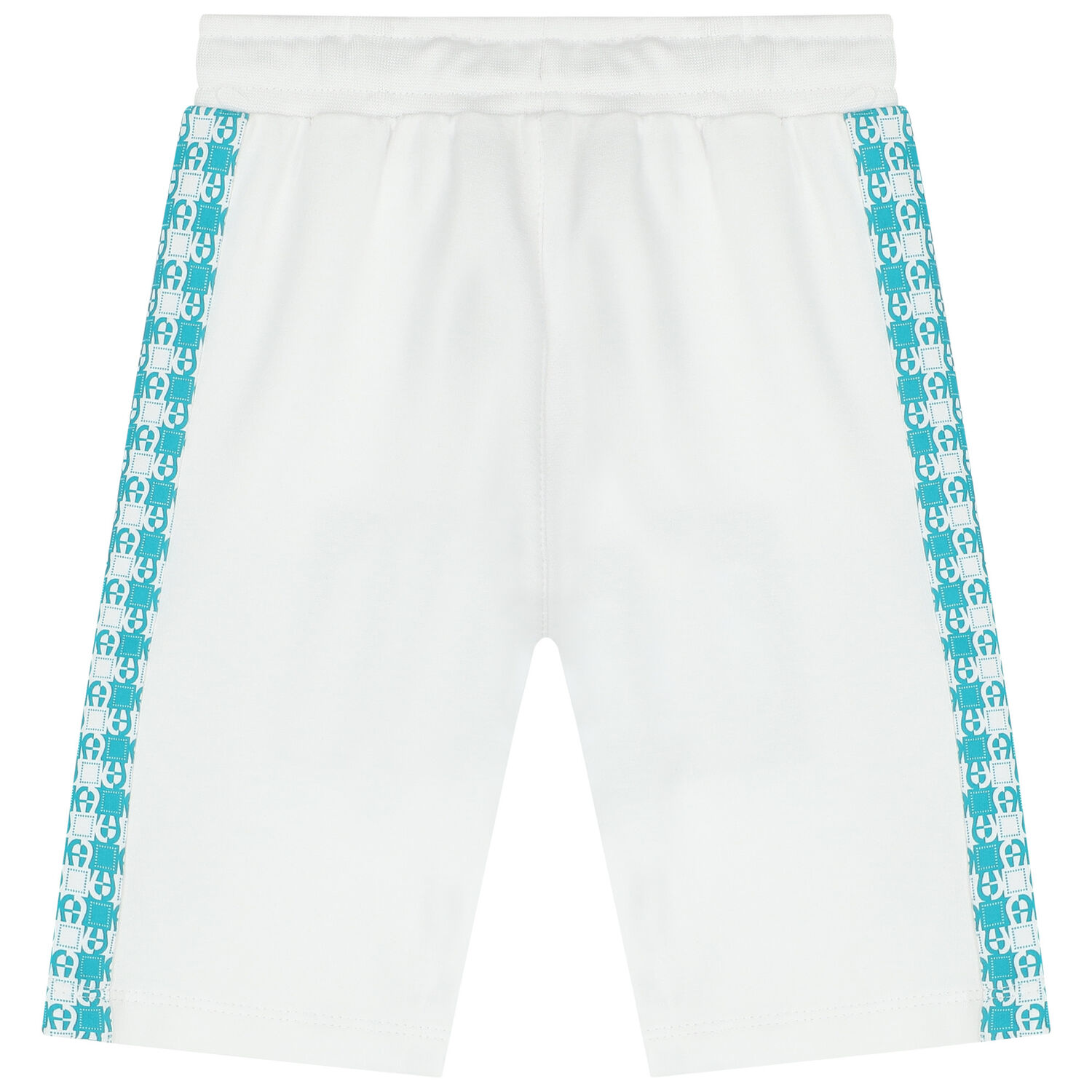 Younger Boys White Logo Shorts, 1, hi-res image number null