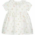 Baby Girls White Floral Dress Set, 1, hi-res