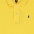 Boys Yellow Logo Polo Shirt, 1, hi-res