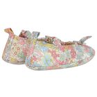 Baby Girls Blue, Yellow & Pink Liberty Pre Walker Shoes, 1, hi-res