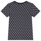 Boys Navy Blue Logo T-Shirt, 1, hi-res