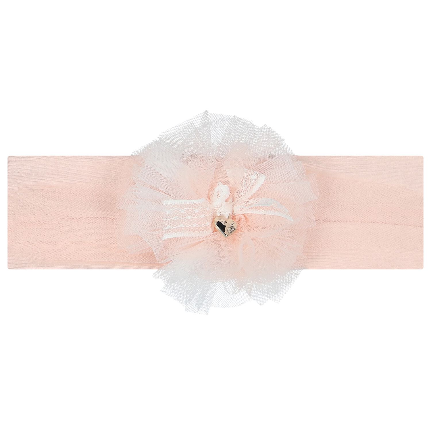 Baby Girls Pink Flower Headband, 1, hi-res