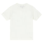 Boys Ivory Logo T-Shirt, 1, hi-res