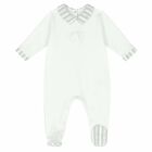 Baby Boys Blue Logo Babygrow, 3, hi-res