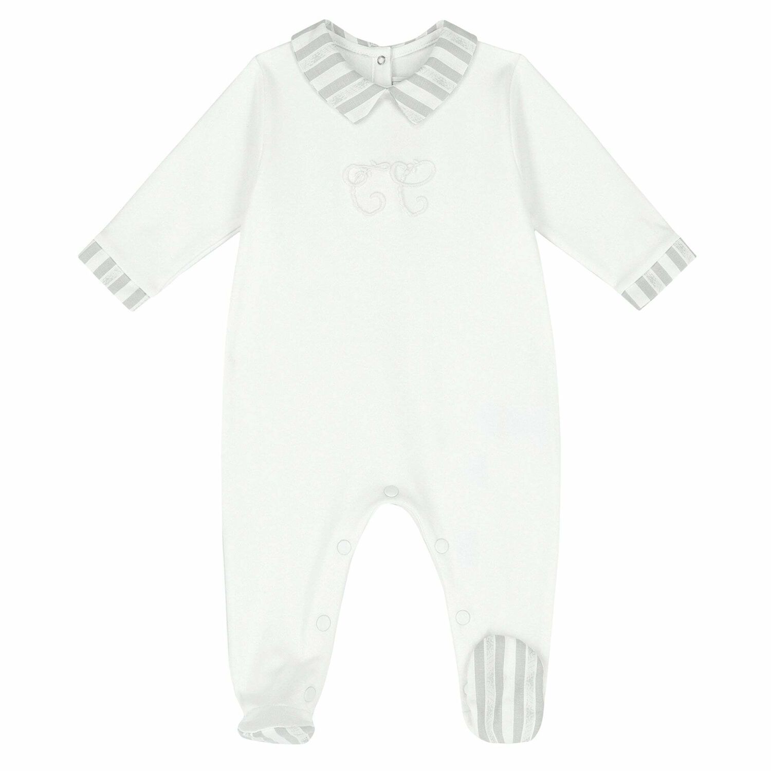 Baby Boys Blue Logo Babygrow, 3, hi-res image number null