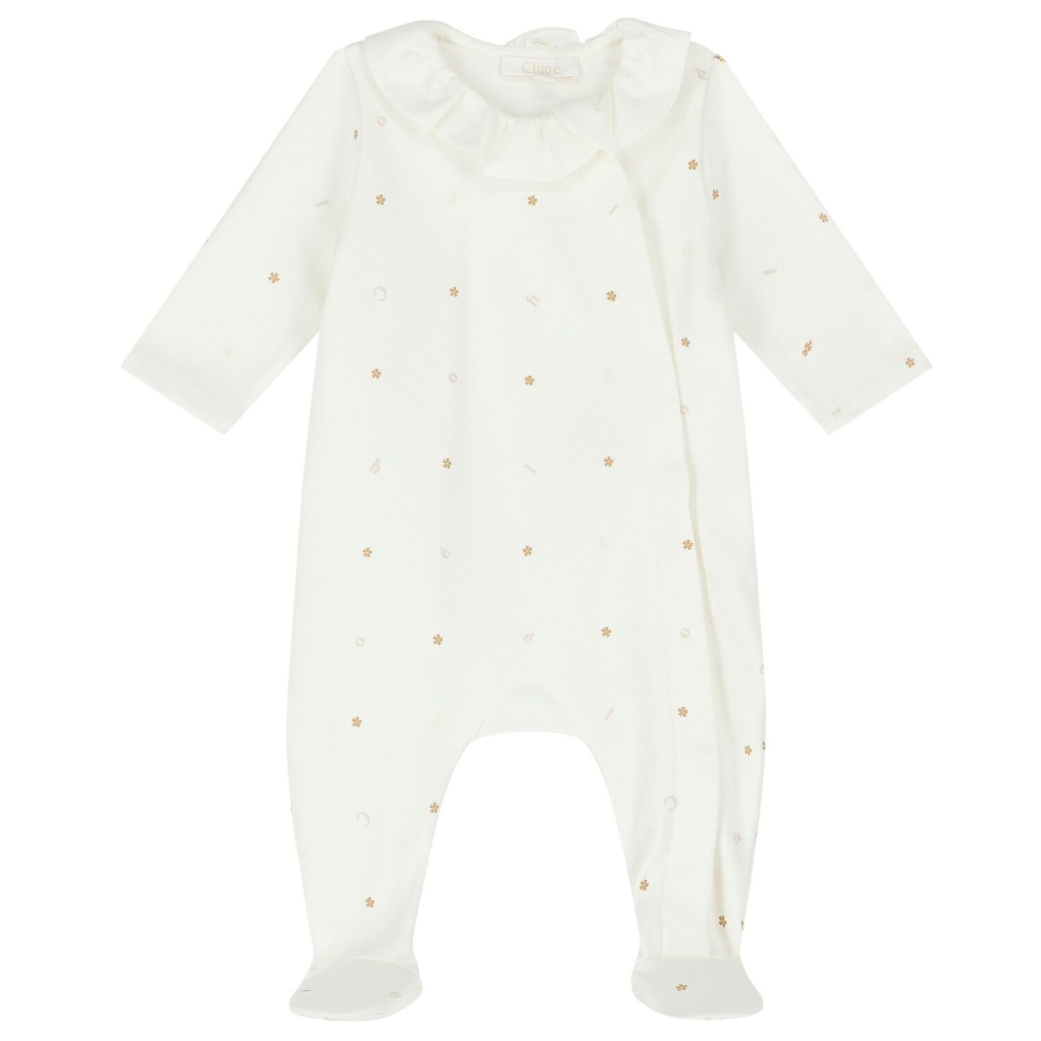 Baby Girls Pink & Ivory Logo Babygrows ( 2-Pack ), 1, hi-res