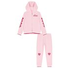 Girls Pink Logo Tracksuit, 1, hi-res