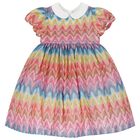 Younger Multi-Coloured Zig Zag Dress Set, 1, hi-res