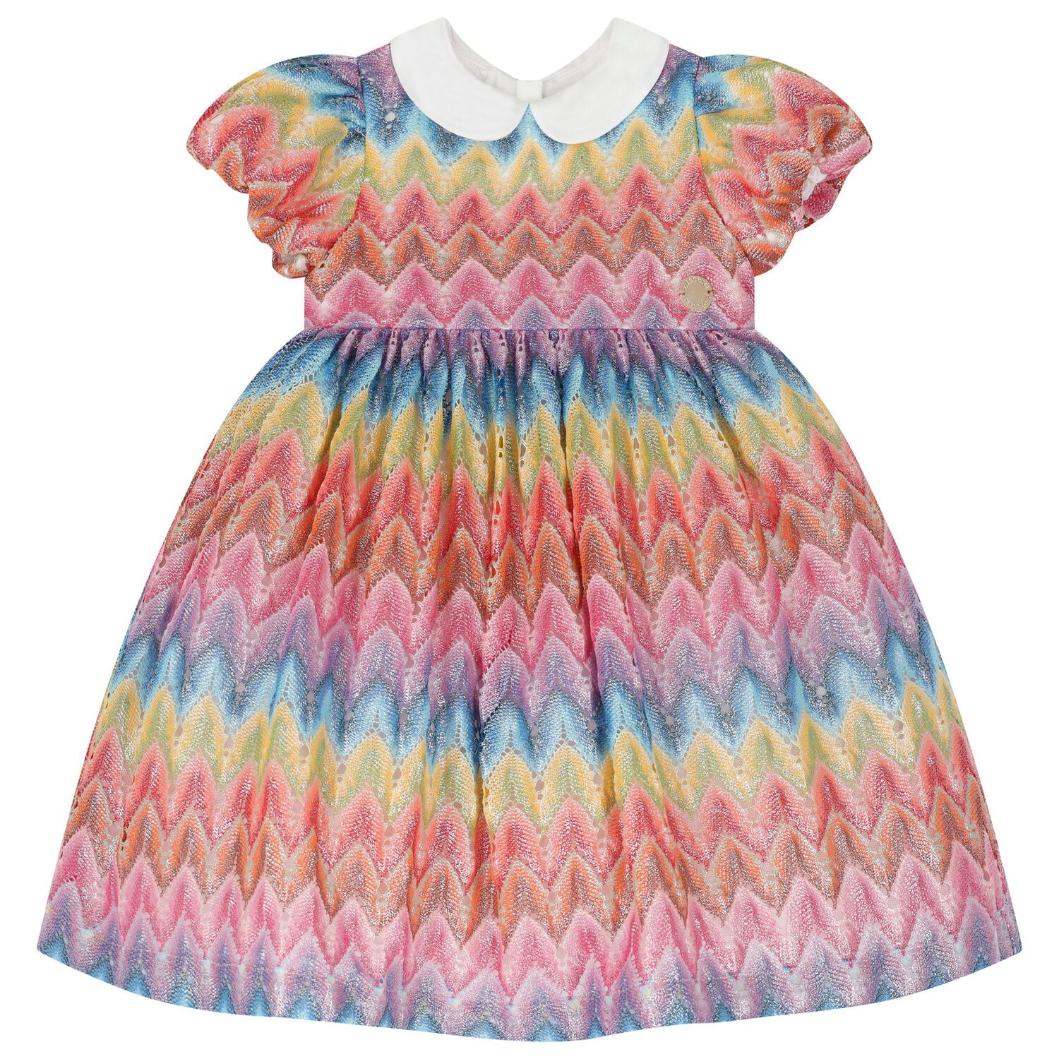 Younger Multi-Coloured Zig Zag Dress Set, 1, hi-res