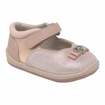 First Steps Baby Girls Metallic Shoes