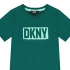 Boys Green Logo T-Shirt, 1, hi-res
