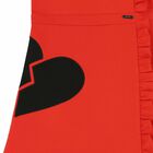 Girls Red Heart Dress, 1, hi-res