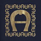 Girls Navy Logo Long Sleeve Top, 1, hi-res