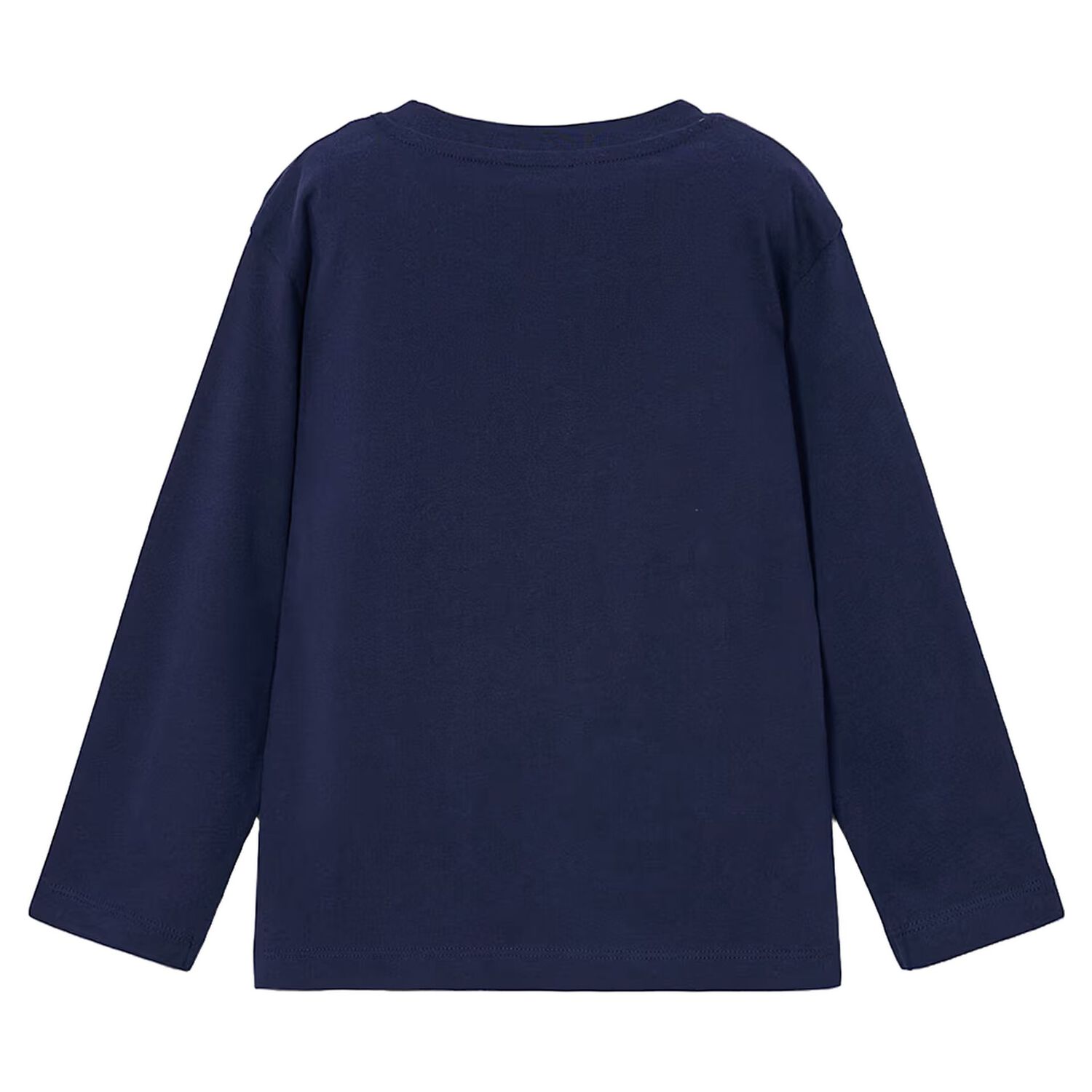 Boys Navy Blue Dog Long Sleeve Top, 1, hi-res