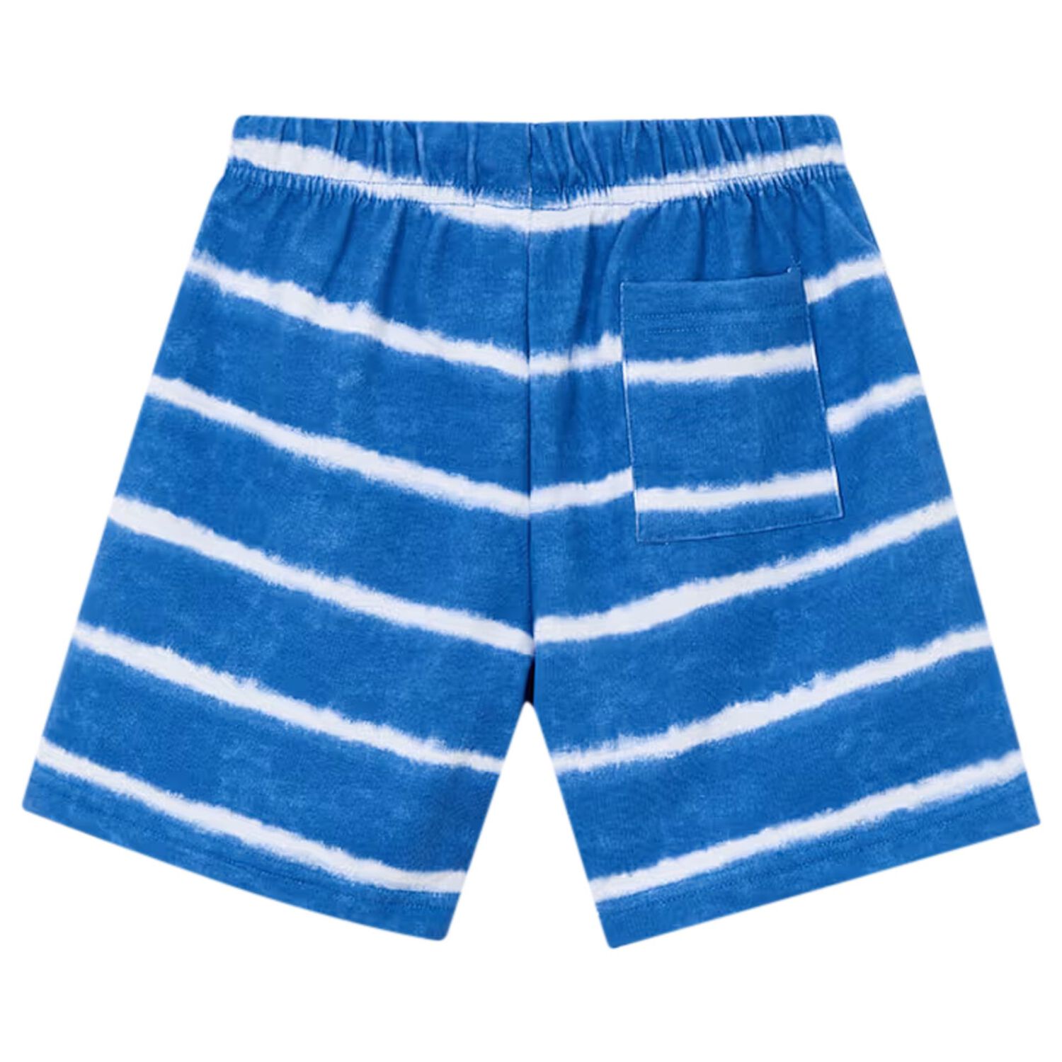 Boys Blue & White Striped Shorts, 1, hi-res