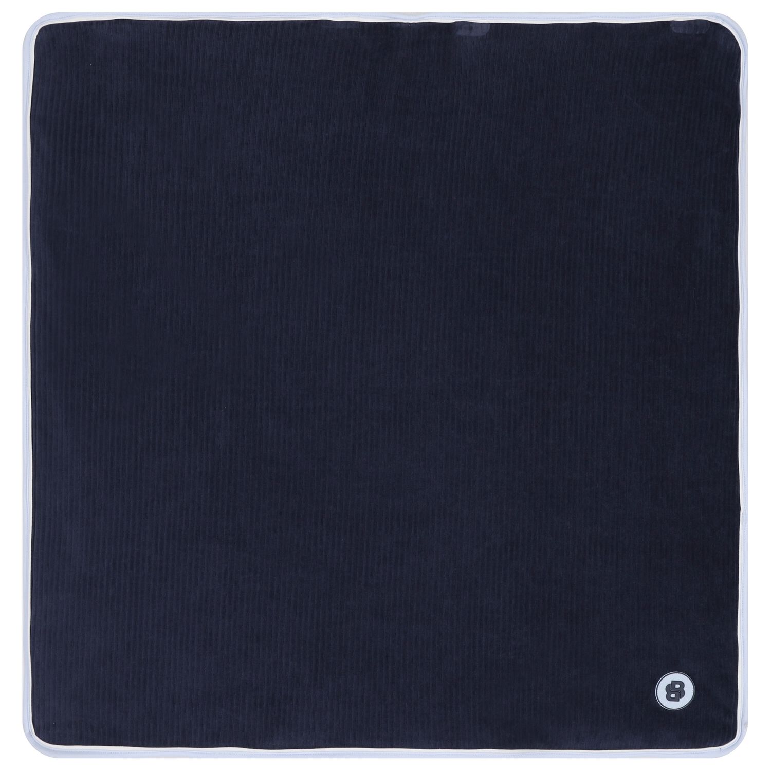 Baby Boys Navy Blue Logo Blanket, 1, hi-res