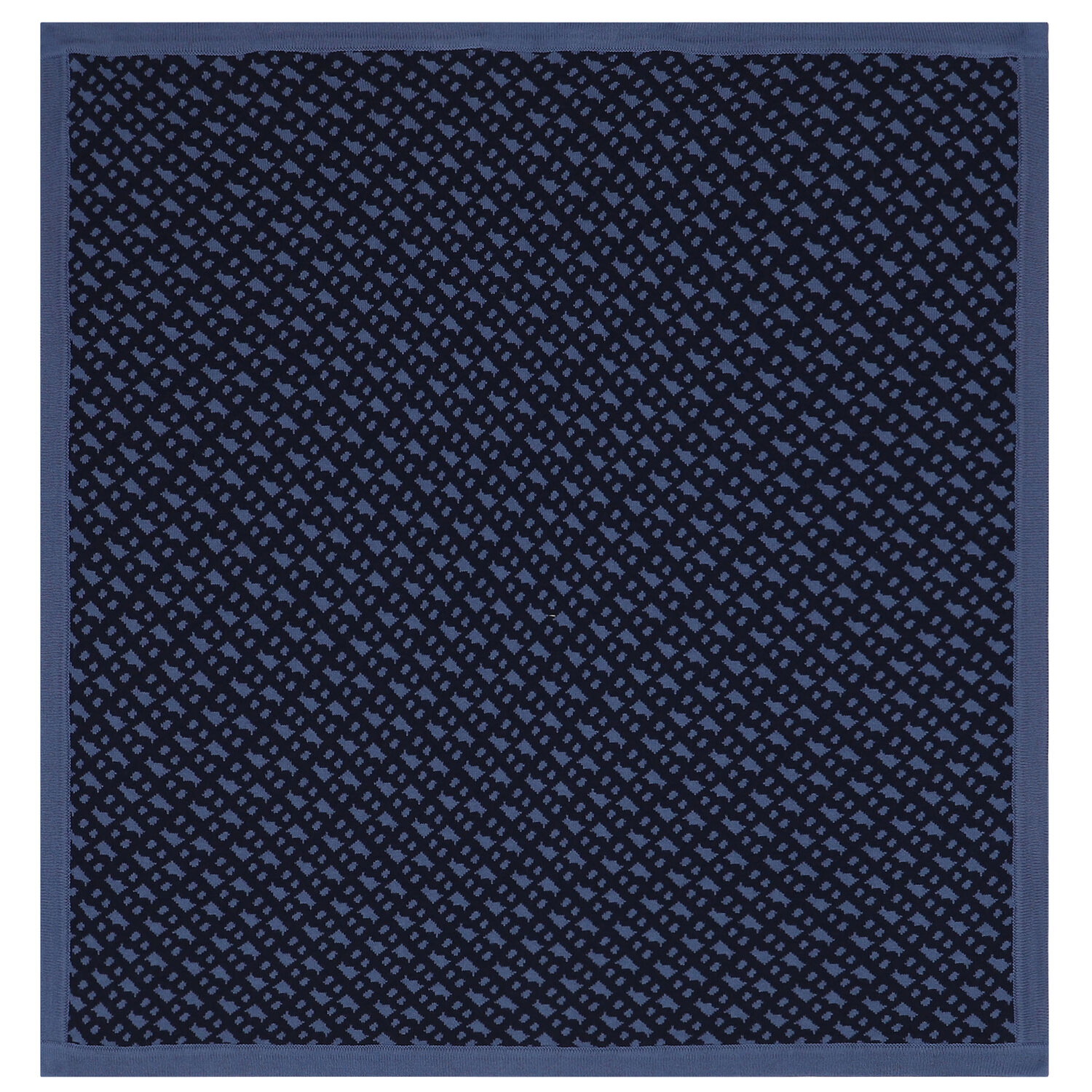 Baby Boys Navy Blue Logo Knitted Blanket, 3, hi-res