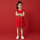 Younger Girls Red Heart Dress, 1, hi-res