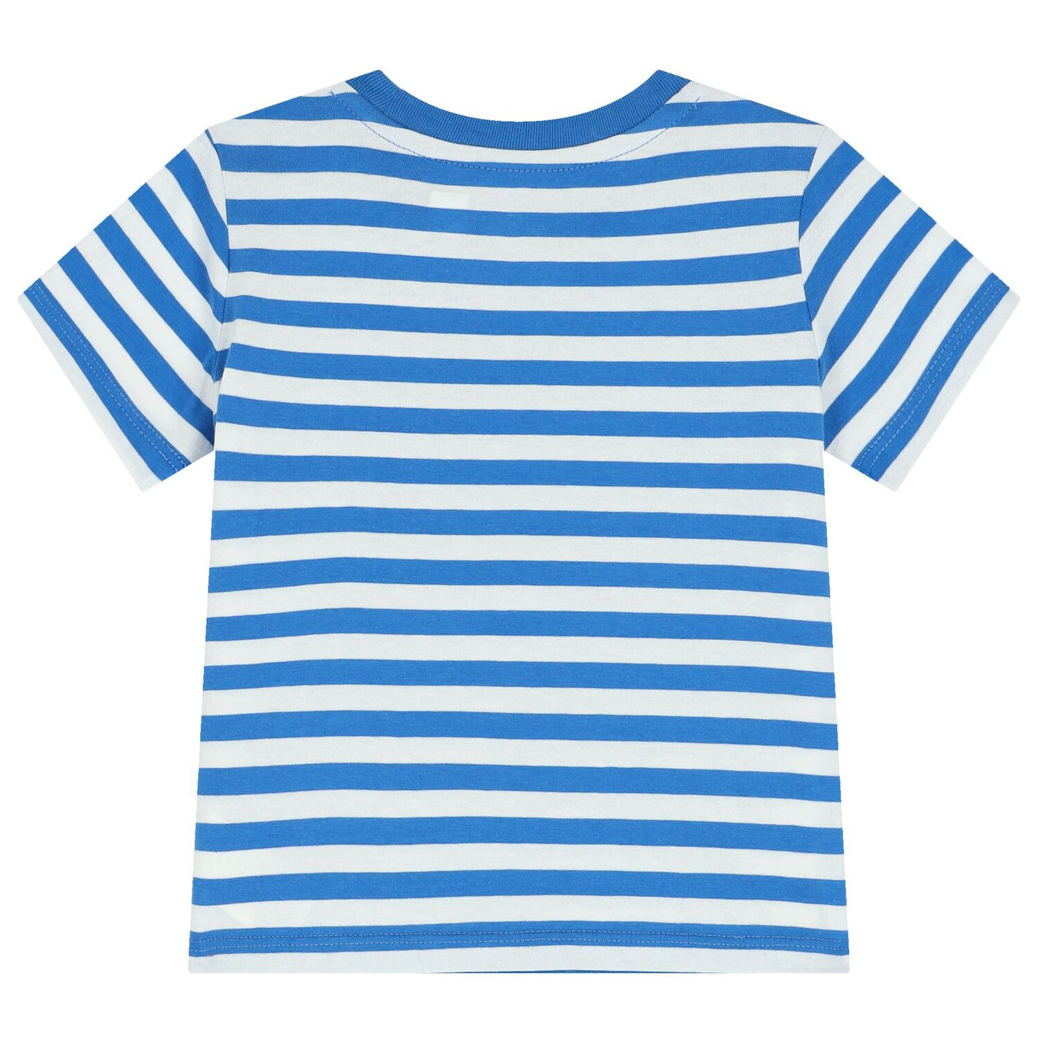 Baby Boys White & Blue Polo Bear Shorts Set, 1, hi-res