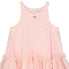 Girls Pink Polka Dots Dress, 2, hi-res