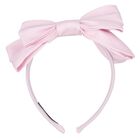 Girls Pink Bow Headband, 1, hi-res