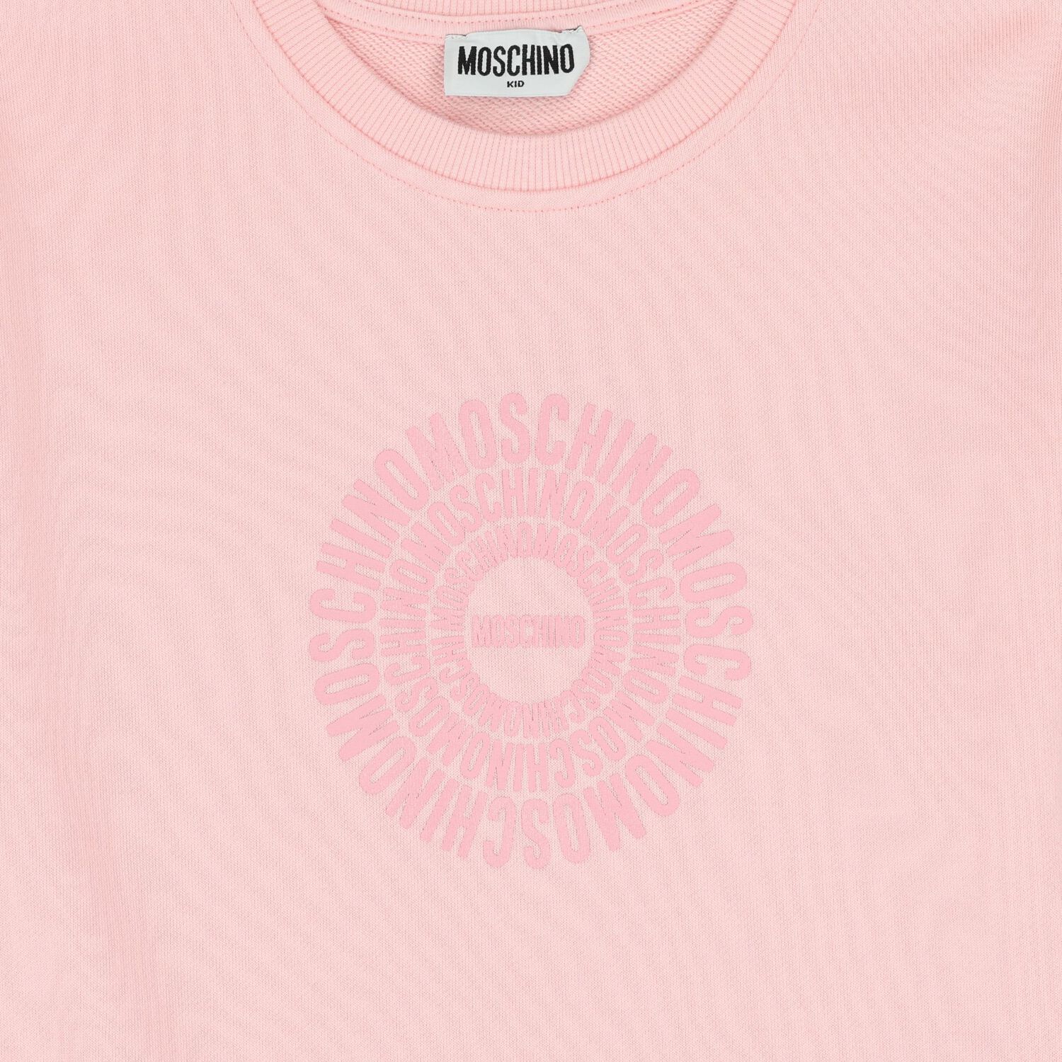 Girls Pink Logo Dress, 1, hi-res