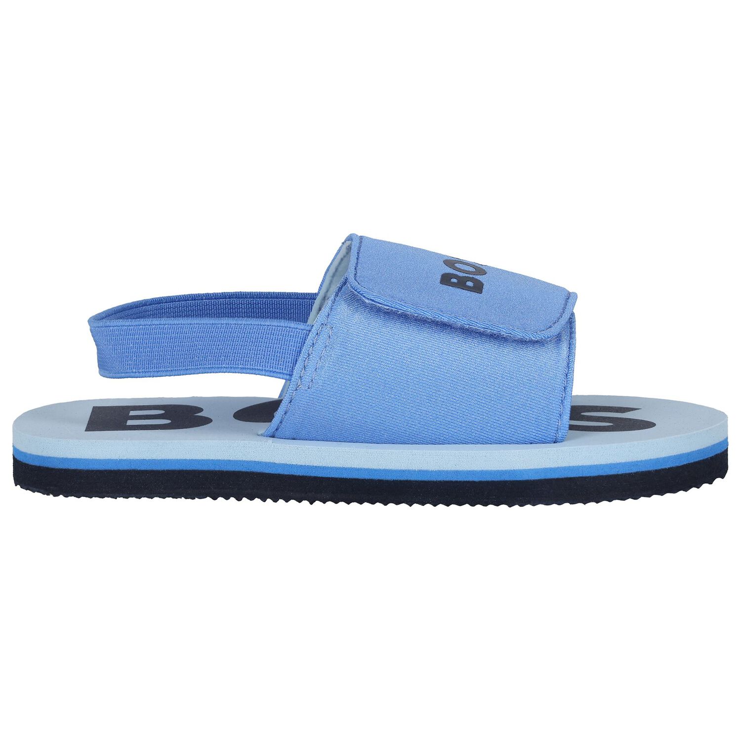 Boys Blue Logo Sandals, 4, hi-res image number null