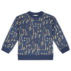 Boys Blue Logo Sweatshirt, 1, hi-res