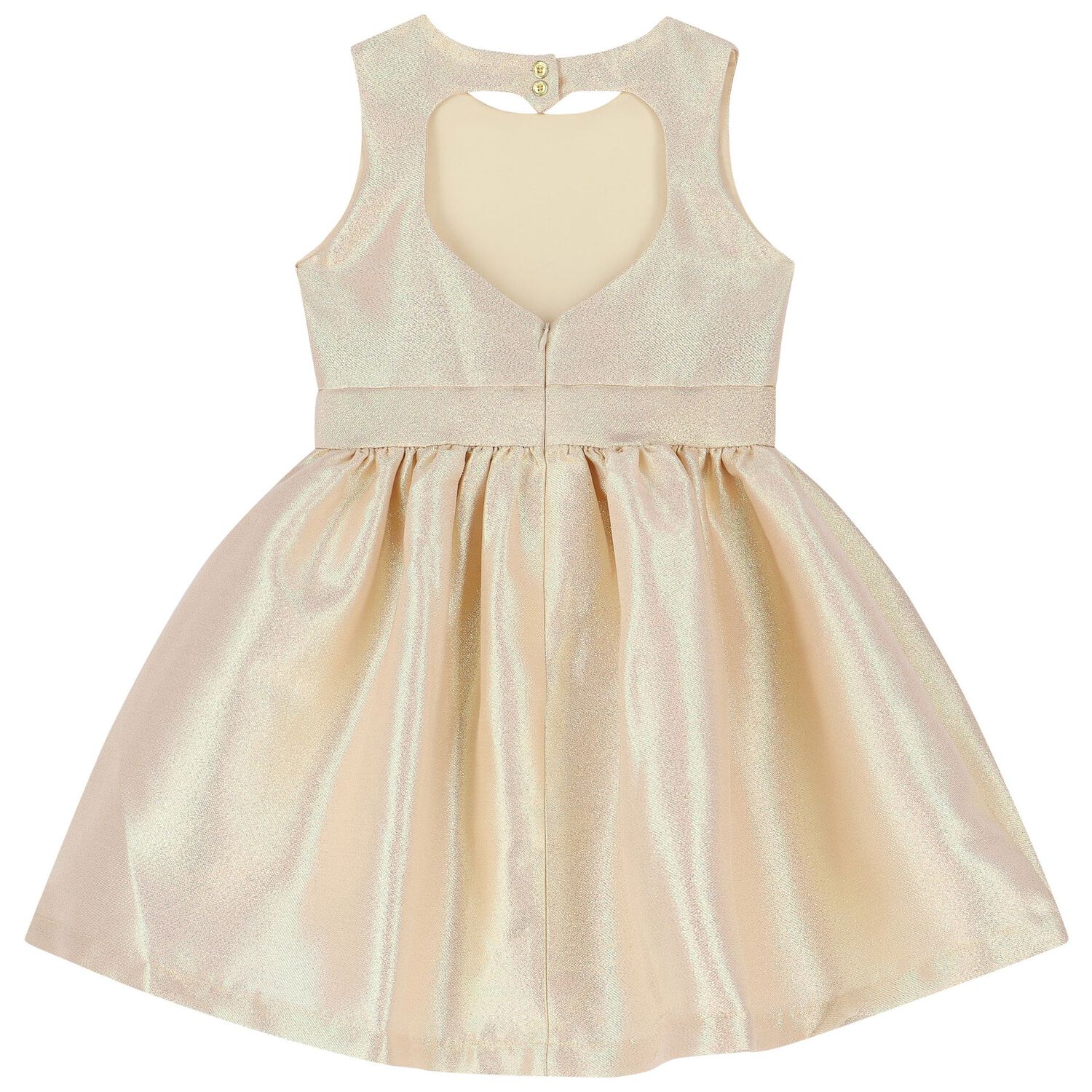 Girls Gold Glitter Dress, 2, hi-res image number null