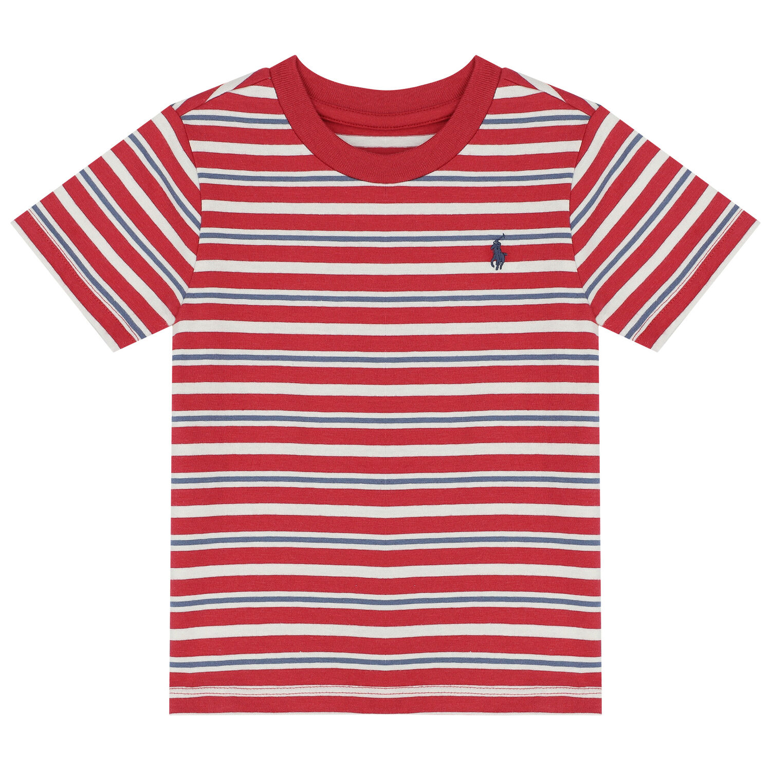 Baby Boys Red & Navy Trousers Set, 1, hi-res