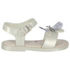 Younger Girls Ivory Bugs Jelly Sandals, 1, hi-res