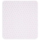 Baby Girls White & Pink Teddy Bear Time Blanket, 1, hi-res