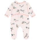 Baby Girls Pink Jungle Babygrow Gift Set, 1, hi-res