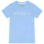 Boys Blue Logo T-Shirt, 7, hi-res