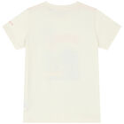 Boys Ivory Logo T-Shirt, 1, hi-res