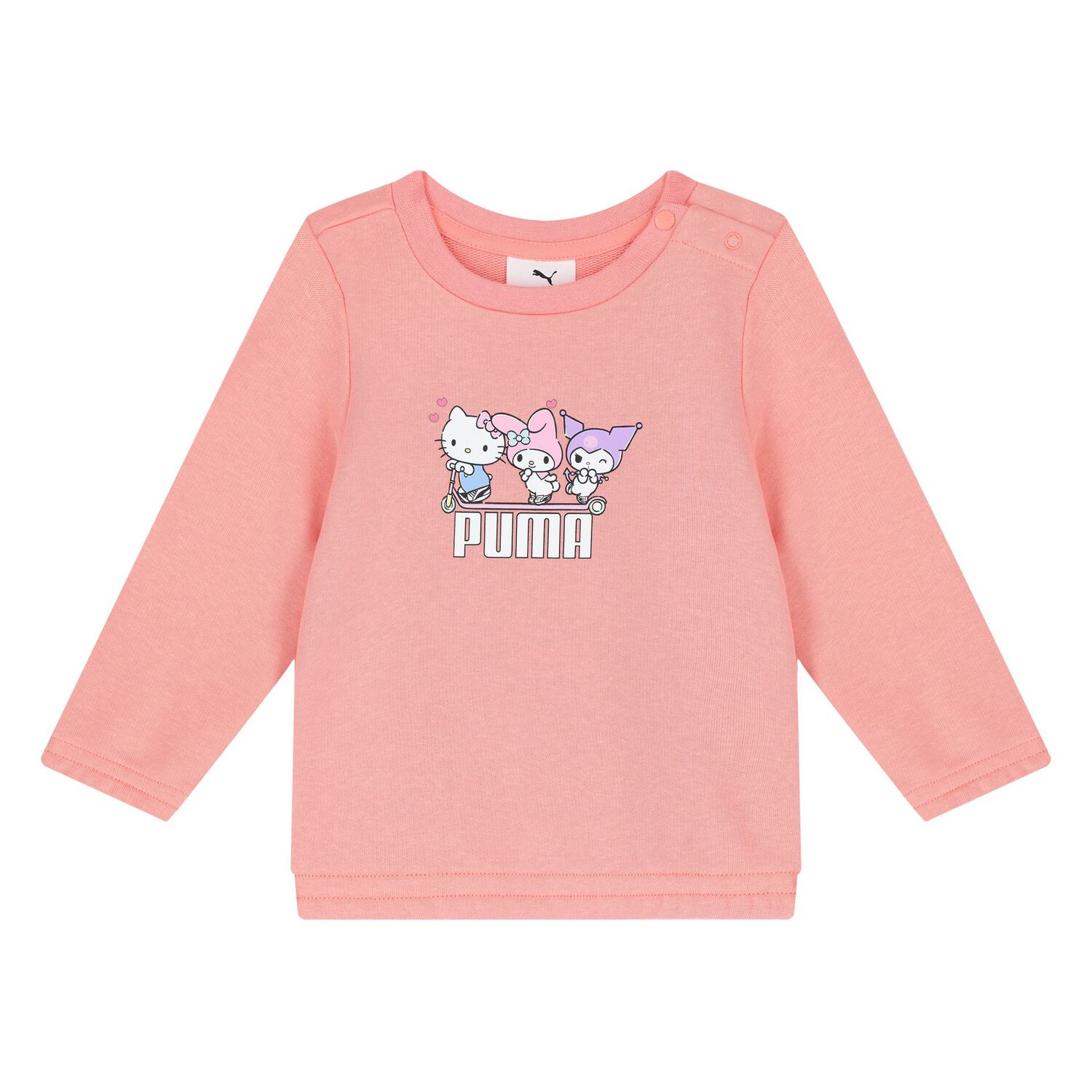 Younger Girls Pink Logo Hello Kitty Tracksuit, 1, hi-res