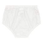 Baby Girls White & Purple Majolica Dress Set, 1, hi-res